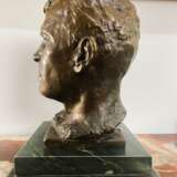 Büste „Musa Jalil“, ТАССР, Урманче Баки Идрисович, Bronze, Porträt, UdSSR (1922-1991), 1962 - Foto 4