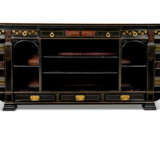 Herter Brothers. AN AMERICAN AESTHETIC MOVEMENT BRASS-INLAID EBONY AND EBONISED SIDE CABINET - фото 1