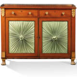 A GEORGE IV BRASS-MOUNTED PARTRIDGEWOOD AND BRAZILIAN ROSEWOOD SIDE CABINET - фото 1