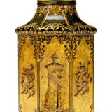 FOUR PAINTED AND GILT TOLE TEA-CANISTER TABLE LAMPS - фото 4