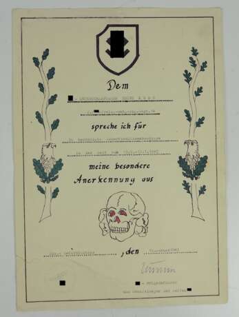 Urkundennachlass eines Unterscharführers der 2./ SS-Freiwilligen-Gebirgs-Jäger-Regiment 14 "Skanderbeg". - photo 2