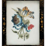 A SET OF EIGHT IRISH GEORGE II EMBOSSED FLOWER PICTURES - Foto 3