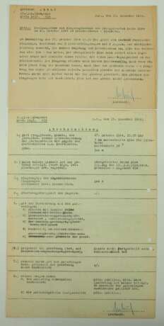 Dokumente über den Abschuß eines Flugzeugs durch Karabiner - Obergefreiter G. Grenadier-Regiment 434. - фото 1