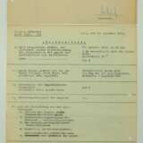 Dokumente über den Abschuß eines Flugzeugs durch Karabiner - Obergefreiter G. Grenadier-Regiment 434. - Foto 1