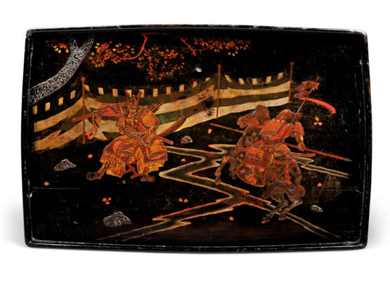 A JAPANESE LACQUER TRAY - фото 2