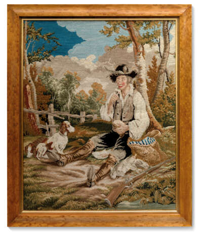 THREE VICTORIAN NEEDLEWORK PICTURES - photo 4