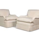 A PAIR OF OFF-WHITE REPP LARGE ARMCHAIRS - photo 2