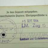 Ausweis Nachlass eines Oberfeldwebels der 3. Fallschirm-Jäger-Division / Sonderzug Generalfeldmarschall Göring. - фото 6