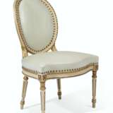 Linnell, John. A SET OF TWELVE WHITE-PAINTED AND PARCEL-GILT DINING CHAIRS - фото 8