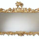A GEORGE II GILTWOOD OVER-MANTEL MIRROR - photo 1