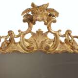 A GEORGE II GILTWOOD OVER-MANTEL MIRROR - photo 3