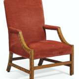 A PAIR OF GEORGE III LABURNUM AND FRUITWOOD LIBRARY ARMCHAIRS - фото 4