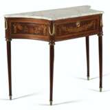 A LOUIS XVI ORMOLU-MOUNTED TULIPWOOD, AMARANTH, AND MARQUETRY CONSOLE TABLE - photo 3