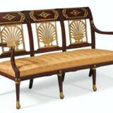 A SOUTH EUROPEAN SUITE OF PARCEL-GILT AND STAINED WALNUT SEAT FURNITURE - фото 3
