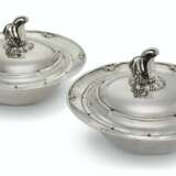 Jensen, Georg. A PAIR OF DANISH SILVER VEGETABLE TUREENS AND COVERS, NO.228H - фото 1