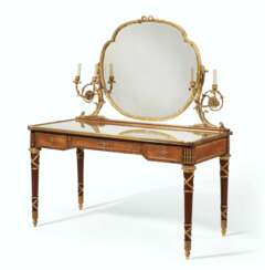 A FRENCH ORMOLU-MOUNTED KINGWOOD AND SATINÉ DRESSING-TABLE