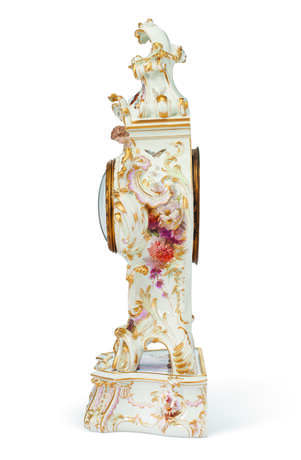 A BERLIN (K.P.M.) PORCELAIN FIGURAL CLOCK AND STAND - фото 3