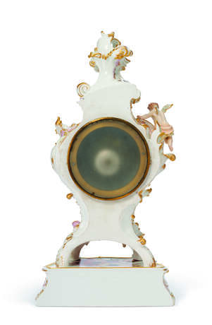 A BERLIN (K.P.M.) PORCELAIN FIGURAL CLOCK AND STAND - photo 5