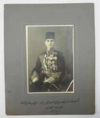 Osmanisches Reich: Foto eines hochdekorierten Beamten.