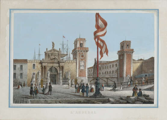 B. Linassi 19. Jahrhundert , Venedig - фото 14