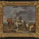 Monogrammist T. Q. (wohl Tobias Querfurt, 1731-1776 erwähnt), 18. Jahrhundert , Bauern mit bepackten Pferden, Schafen und Ziege - Foto 4