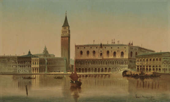 Karl Kaufmann, Venedig - Blick auf den Dogenpalast und die Piazzetta - Foto 1
