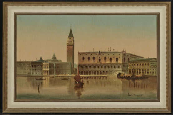 Karl Kaufmann, Venedig - Blick auf den Dogenpalast und die Piazzetta - photo 2