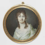 Alexandre (wohl Louis Alexandre, 1759 Reims - 1827 ebenda) um 1800 , Bildnis einer jungen Dame - photo 1