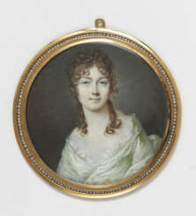 Alexandre (wohl Louis Alexandre, 1759 Reims - 1827 ebenda) um 1800 , Bildnis einer jungen Dame 