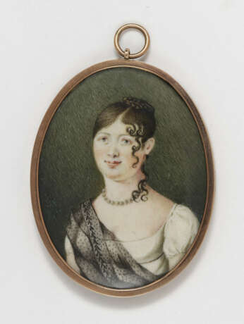 Unbekannt, Anfang 19. Jahrhundert , Bildnis einer jungen Dame - Foto 1