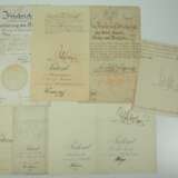 Preussen: Sammlung von Patenten / Autographen. - фото 1