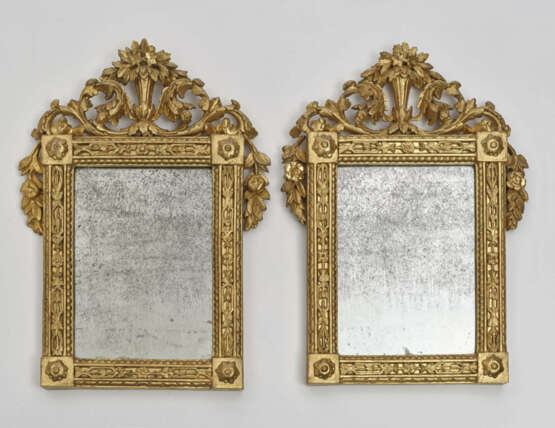 Ein Paar kleine Spiegel, Deutsch, 18./19. Jahrhundert - Foto 1