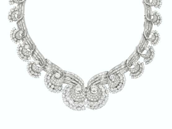 REN&#201; BOIVIN ART DECO DIAMOND NECKLACE - Foto 1