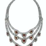 VAN CLEEF & ARPELS RETRO RUBY AND DIAMOND NECKLACE - photo 3