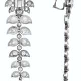 REN&#201; BOIVIN DIAMOND `PAMPILLES DE FEUILLES` EARRINGS/NECKLACE/CLIP-BROOCH COMBINATION - photo 2