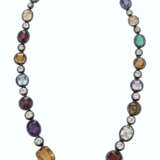 DIAMOND AND MULTI-GEM NECKLACE - photo 2