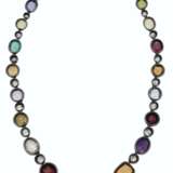 DIAMOND AND MULTI-GEM NECKLACE - photo 3