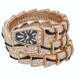 BULGARI DIAMOND AND ONYX `SERPENTI` WRISTWATCH - Foto 2