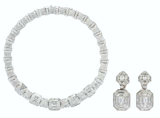 SET OF DIAMOND JEWELRY - Foto 1