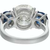 DIAMOND AND SAPPHIRE RING - photo 3