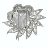 EMERALD AND DIAMOND CLIP-BROOCH - Foto 2