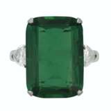 EMERALD AND DIAMOND RING - Foto 1