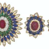 DAVID WEBB SET OF MULTI-GEM AND DIAMOND JEWELRY - Foto 1