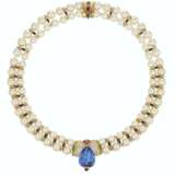 BULGARI CULTURED PEARL, DIAMOND AND MULTI-GEM NECKLACE - Foto 2