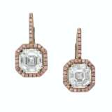 DIAMOND AND COLORED DIAMOND EARRINGS - Foto 1