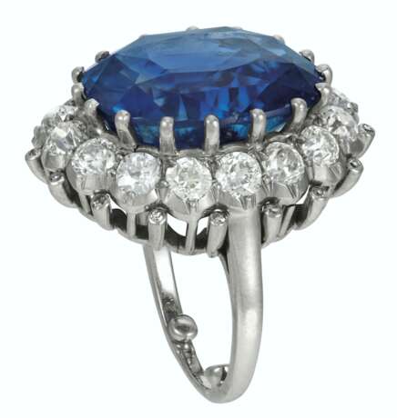 SEAMAN SCHEPPS SAPPHIRE AND DIAMOND RING - Foto 2