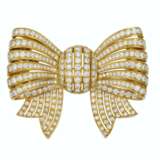 VAN CLEEF & ARPELS DIAMOND BOW BROOCH - Foto 1