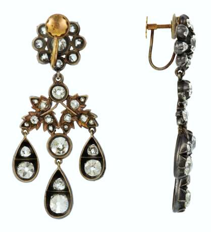 ANTIQUE DIAMOND EARRINGS - photo 2