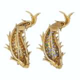 JEAN SCHLUMBERGER, TIFFANY & CO. TWO MULTI-GEM `DOLPHIN` CLIP-BROOCHES - фото 2