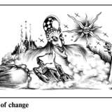 The wind of change Papier Bleistift Surrealismus Ukraine 2020 - Foto 1